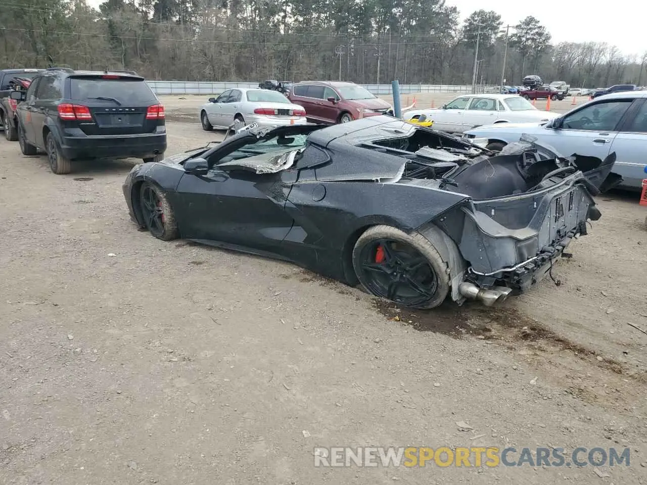 2 Photograph of a damaged car 1G1Y72D47L5117971 CHEVROLET CORVETTE 2020