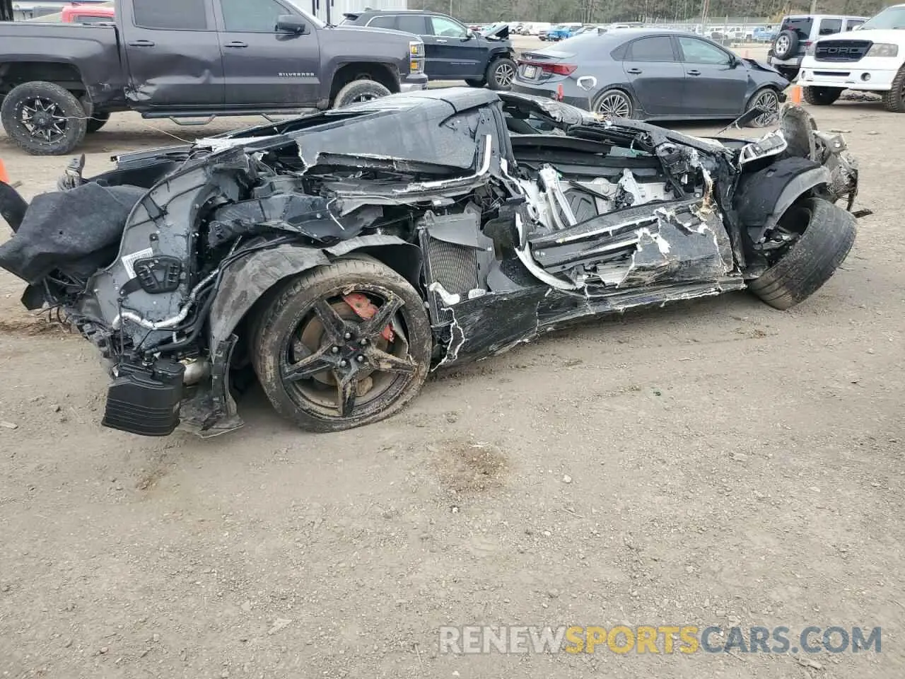 3 Photograph of a damaged car 1G1Y72D47L5117971 CHEVROLET CORVETTE 2020
