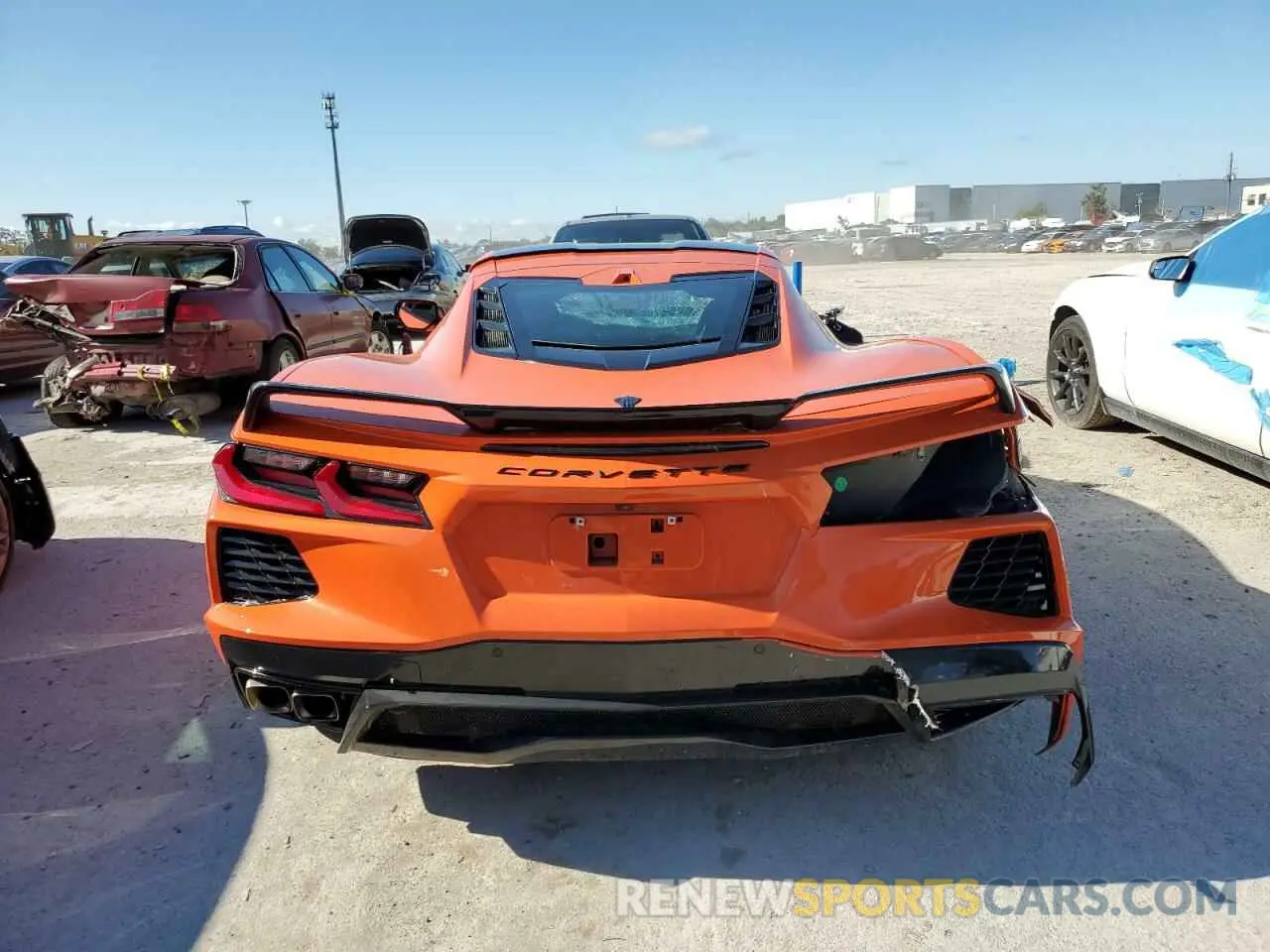 6 Photograph of a damaged car 1G1Y72D4XL5105832 CHEVROLET CORVETTE 2020