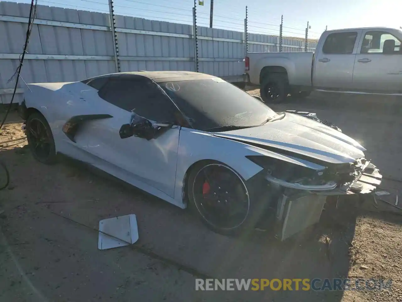 4 Photograph of a damaged car 1G1Y73D43L5117925 CHEVROLET CORVETTE 2020