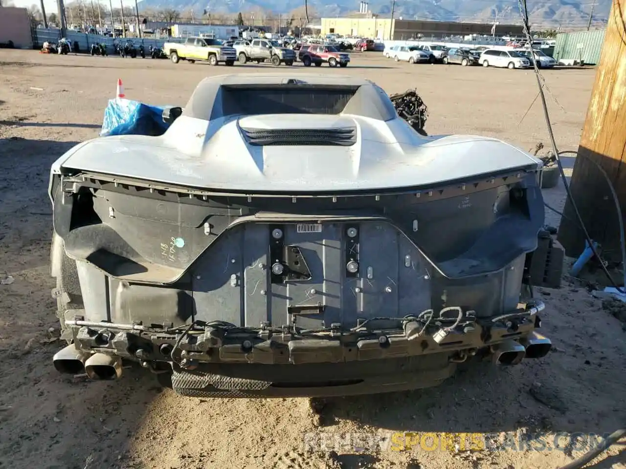 6 Photograph of a damaged car 1G1Y73D43L5117925 CHEVROLET CORVETTE 2020