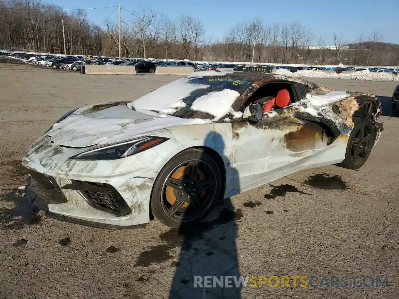 1 Photograph of a damaged car 1G1Y82D41L5104243 CHEVROLET CORVETTE 2020
