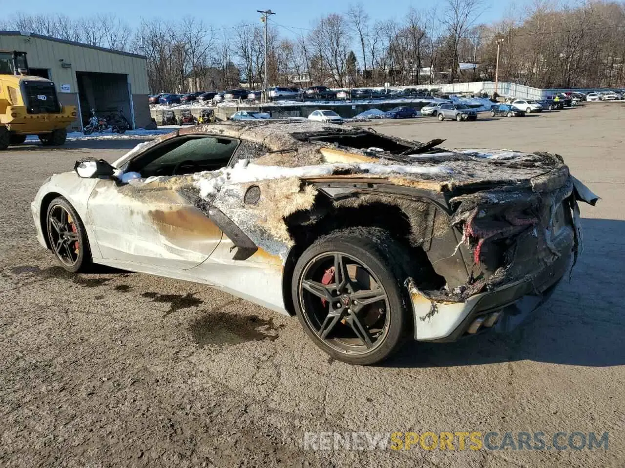 2 Photograph of a damaged car 1G1Y82D41L5104243 CHEVROLET CORVETTE 2020