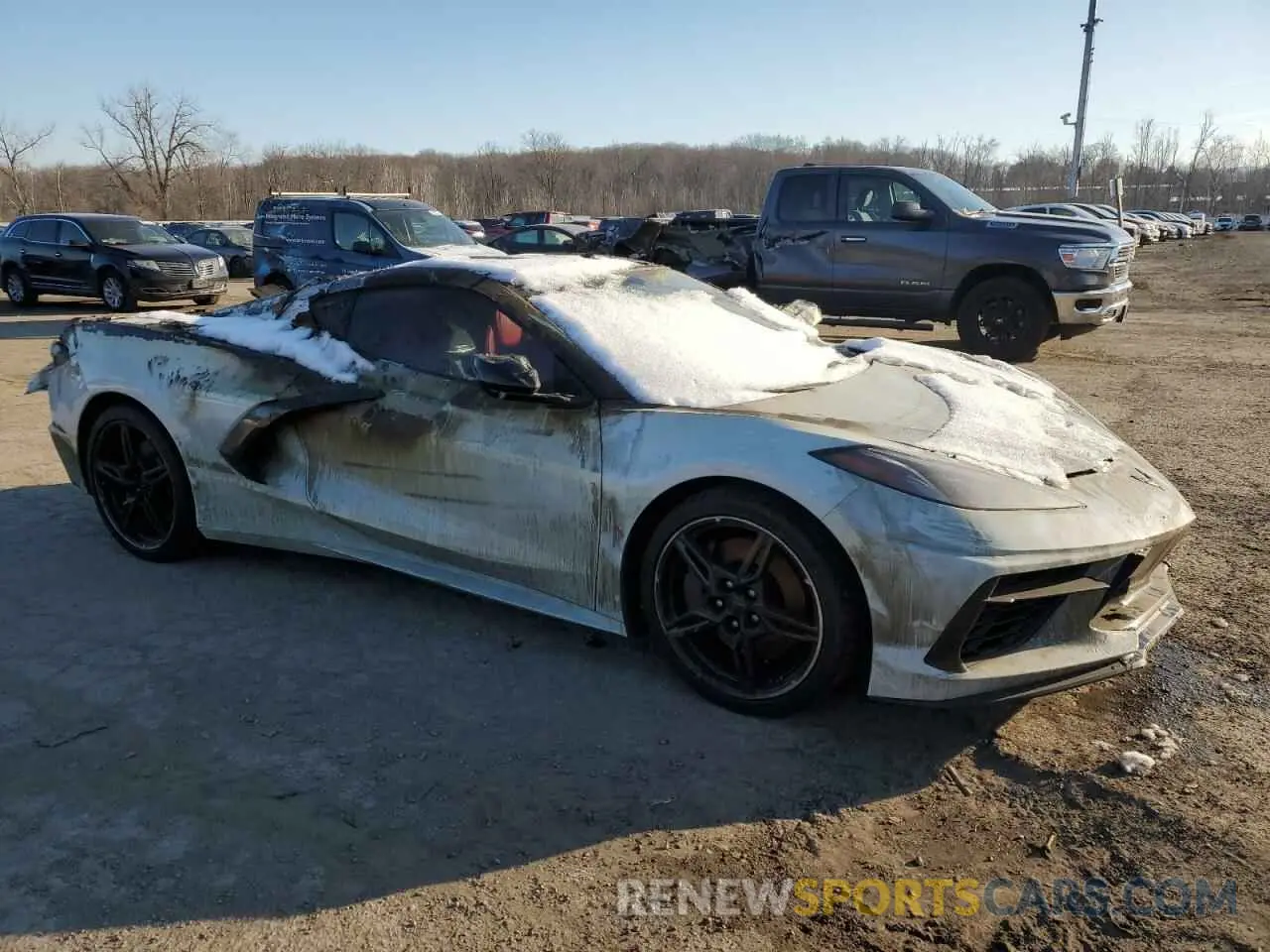 4 Photograph of a damaged car 1G1Y82D41L5104243 CHEVROLET CORVETTE 2020