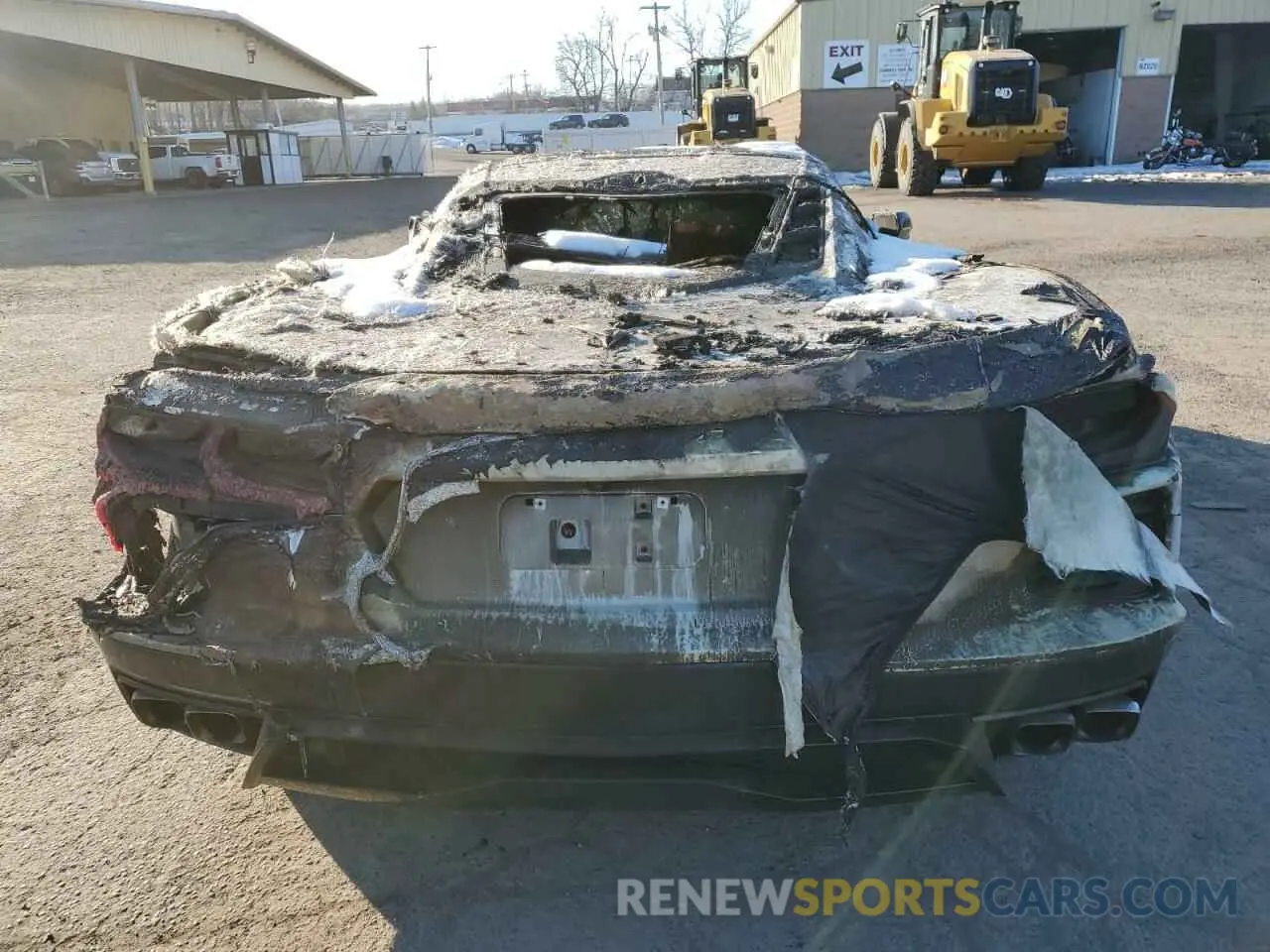 6 Photograph of a damaged car 1G1Y82D41L5104243 CHEVROLET CORVETTE 2020