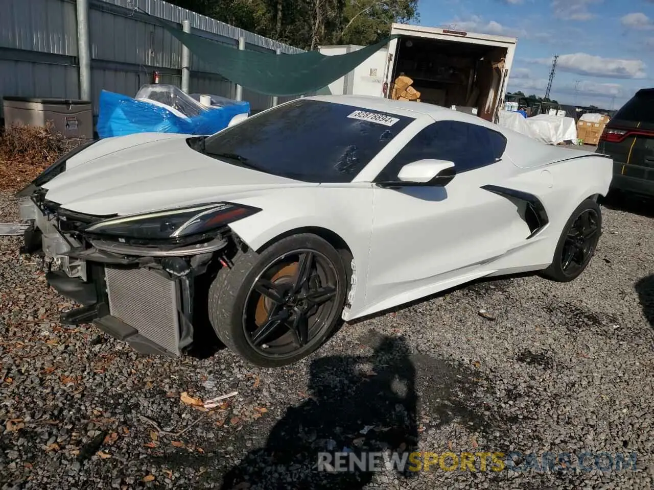 1 Photograph of a damaged car 1G1Y82D42L5110729 CHEVROLET CORVETTE 2020