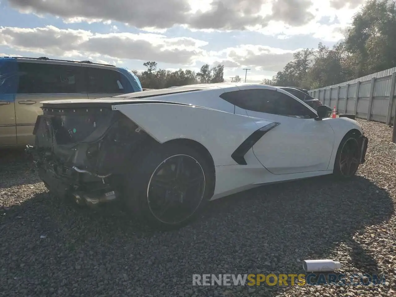 3 Photograph of a damaged car 1G1Y82D42L5110729 CHEVROLET CORVETTE 2020