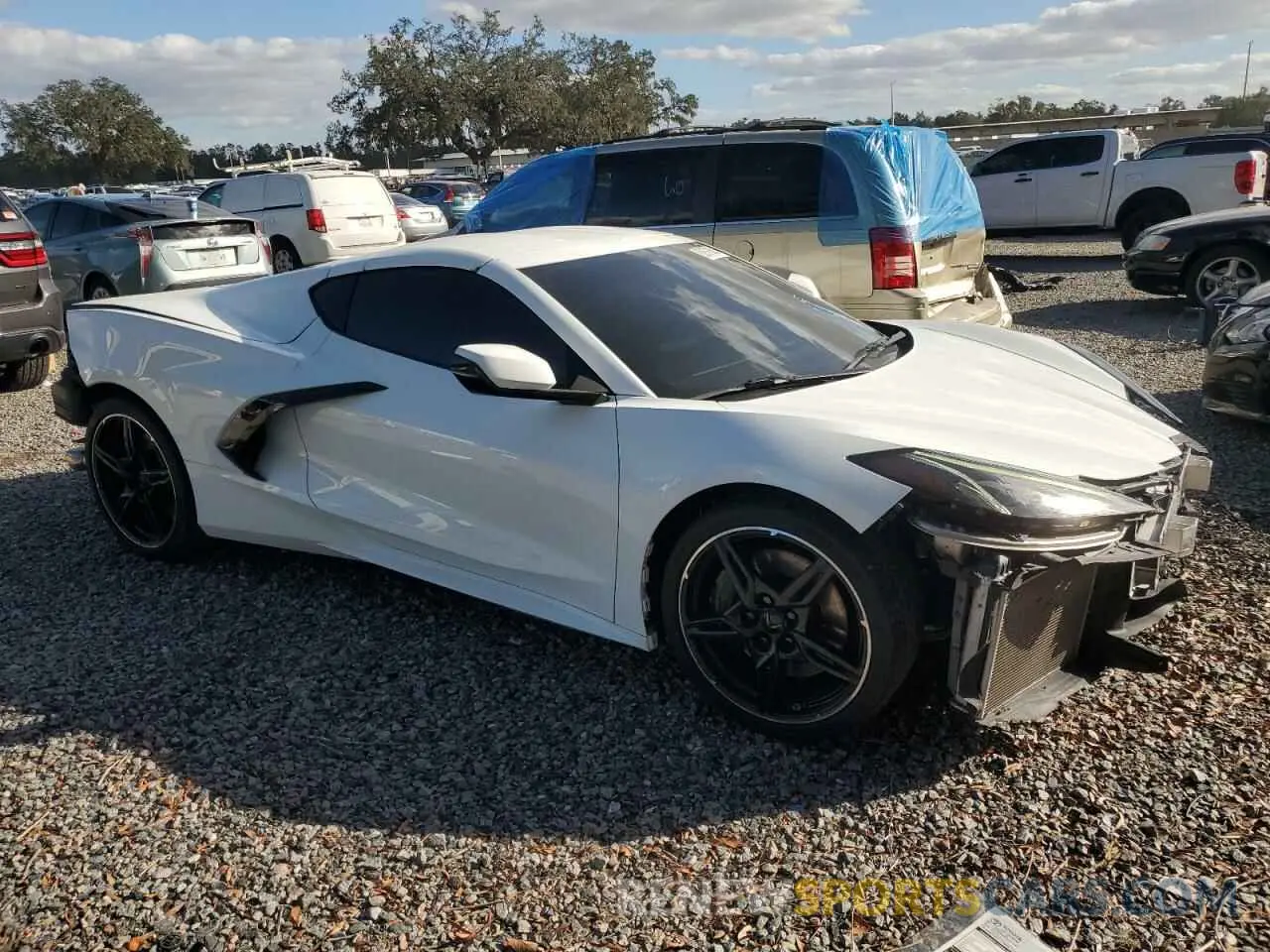 4 Photograph of a damaged car 1G1Y82D42L5110729 CHEVROLET CORVETTE 2020