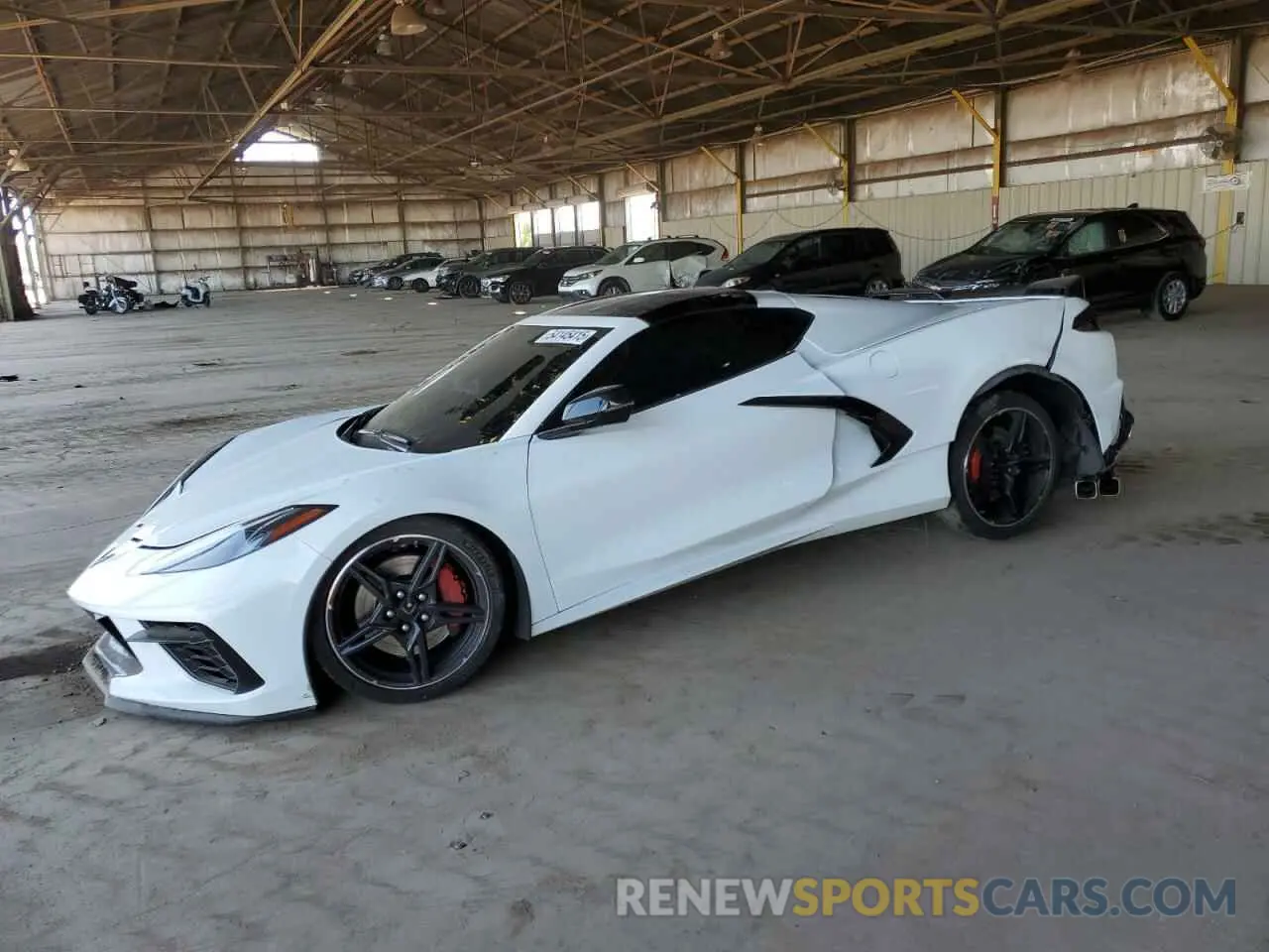 1 Photograph of a damaged car 1G1Y82D47L5106143 CHEVROLET CORVETTE 2020