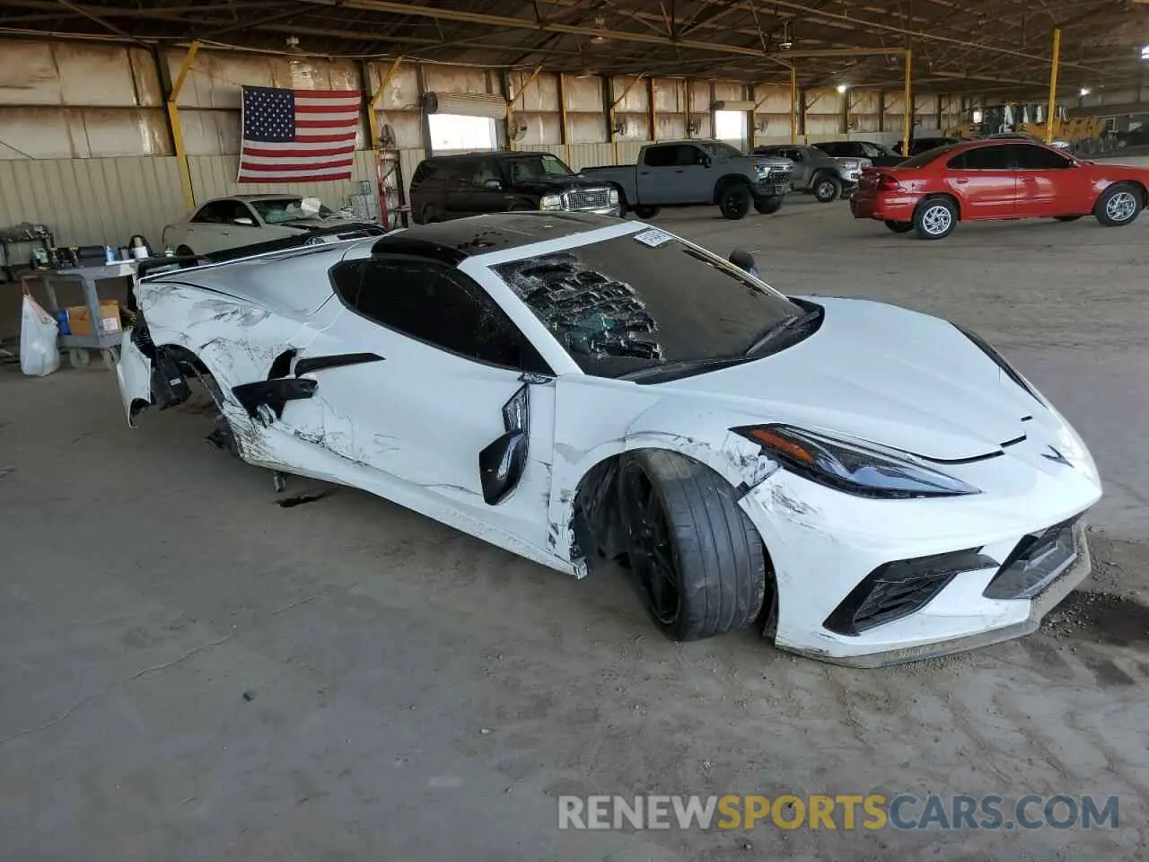 4 Photograph of a damaged car 1G1Y82D47L5106143 CHEVROLET CORVETTE 2020