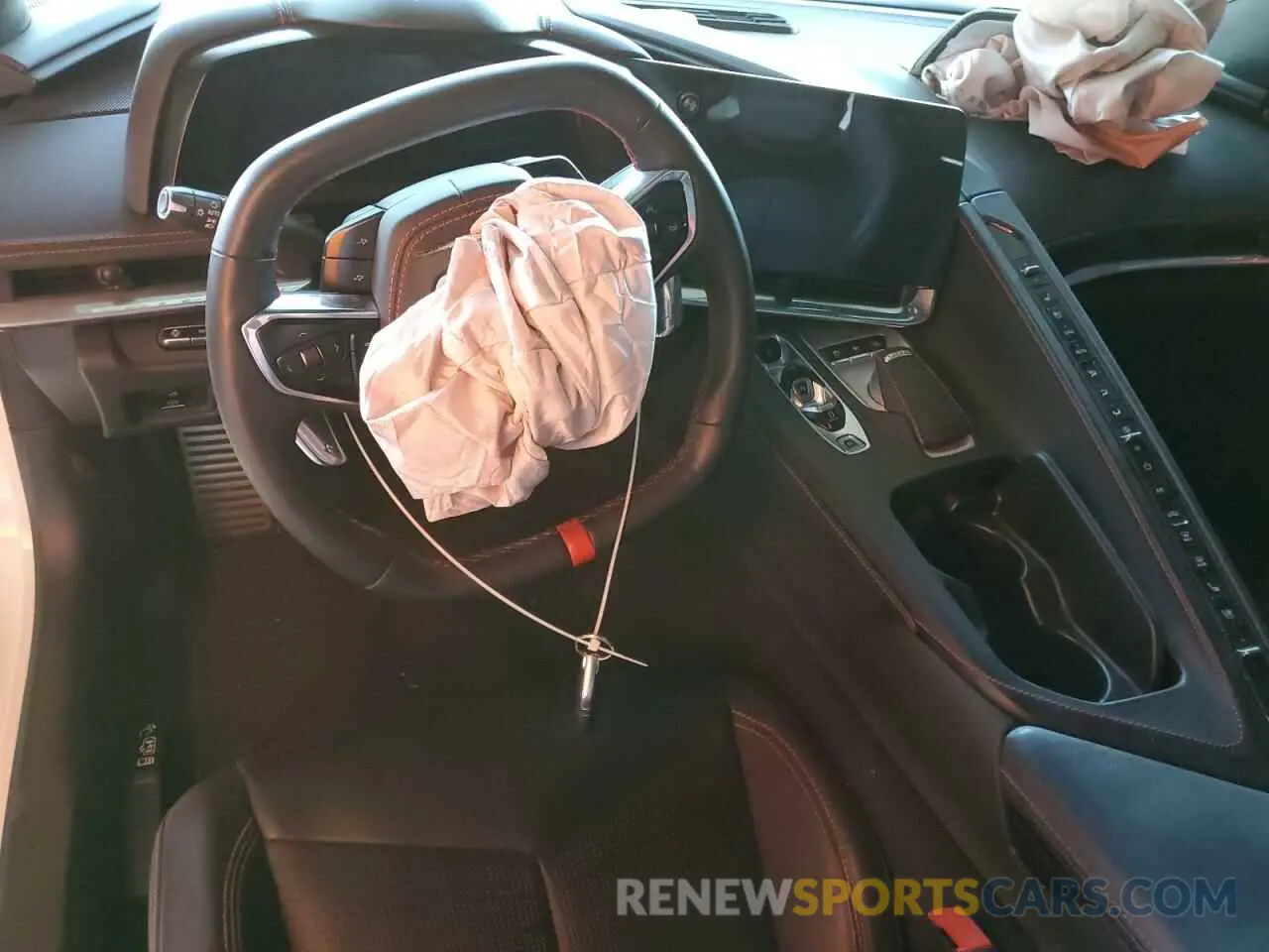 8 Photograph of a damaged car 1G1Y82D47L5106143 CHEVROLET CORVETTE 2020