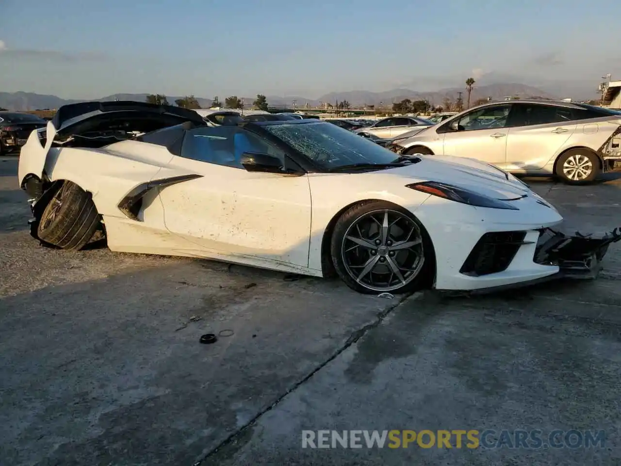 4 Photograph of a damaged car 1G1Y83D44L5000903 CHEVROLET CORVETTE 2020