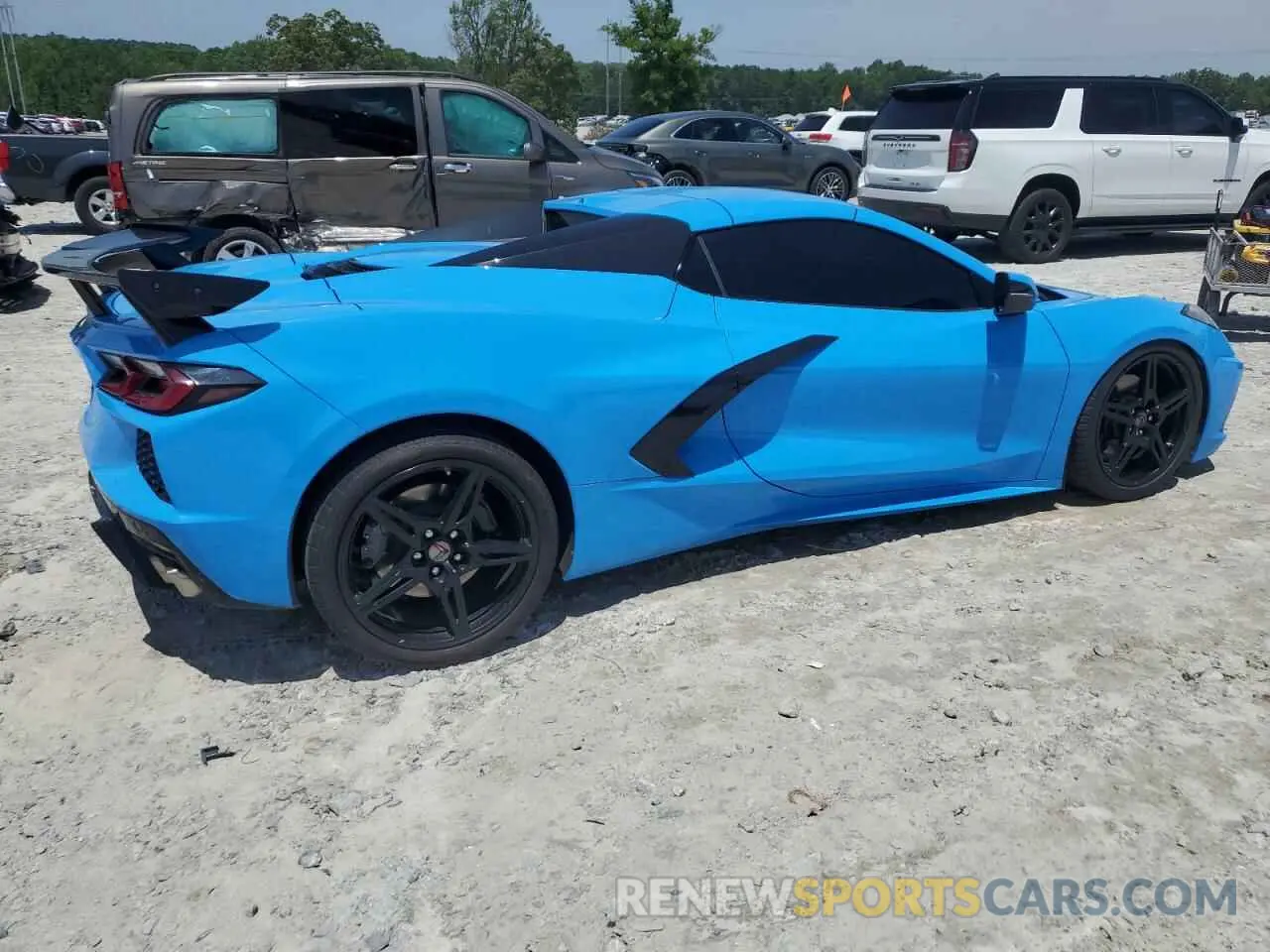 3 Photograph of a damaged car 1G1YA3D43M5115014 CHEVROLET CORVETTE 2021