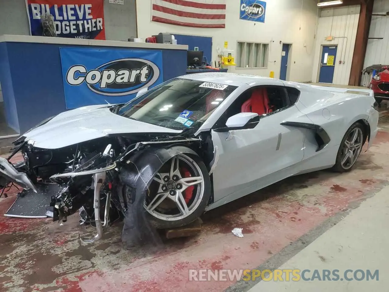 1 Photograph of a damaged car 1G1YB2D45M5116754 CHEVROLET CORVETTE 2021