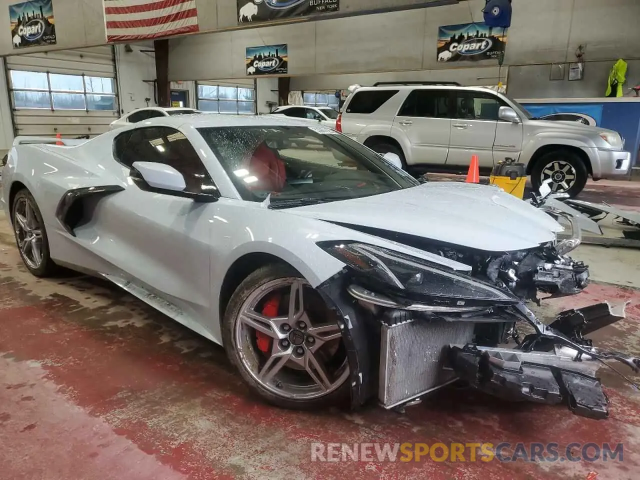 4 Photograph of a damaged car 1G1YB2D45M5116754 CHEVROLET CORVETTE 2021