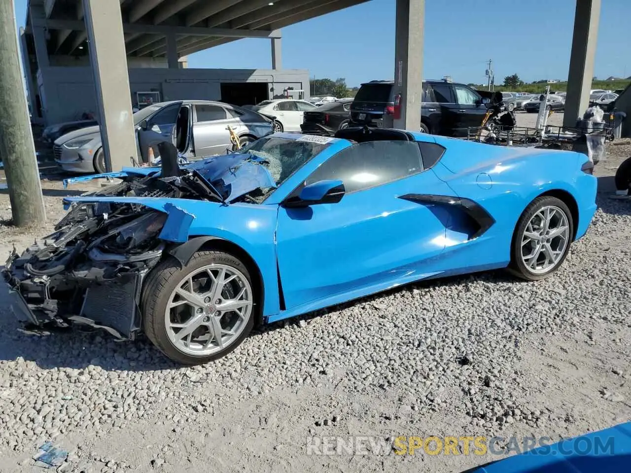 1 Photograph of a damaged car 1G1YB2D48M5122614 CHEVROLET CORVETTE 2021