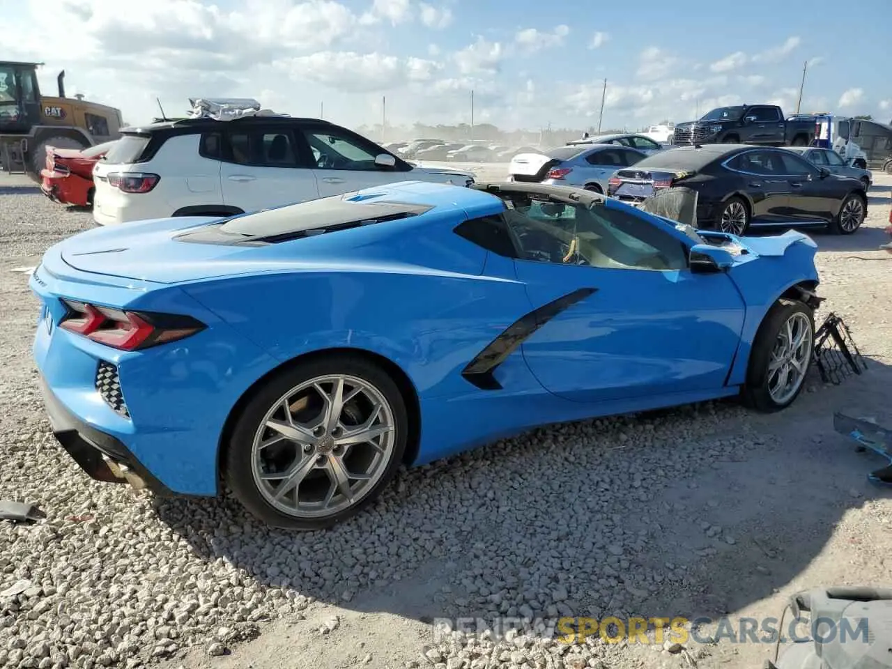 3 Photograph of a damaged car 1G1YB2D48M5122614 CHEVROLET CORVETTE 2021