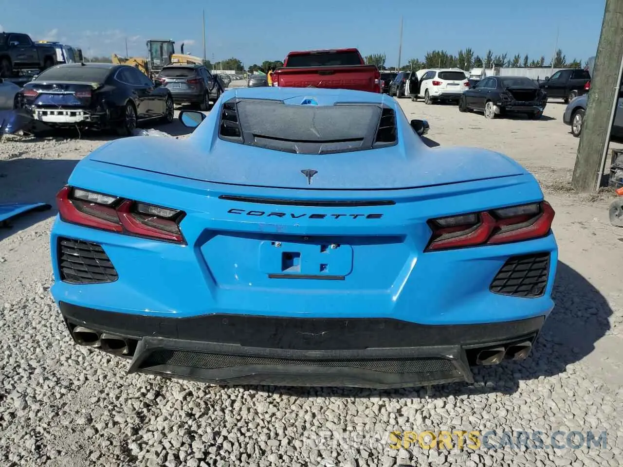 6 Photograph of a damaged car 1G1YB2D48M5122614 CHEVROLET CORVETTE 2021