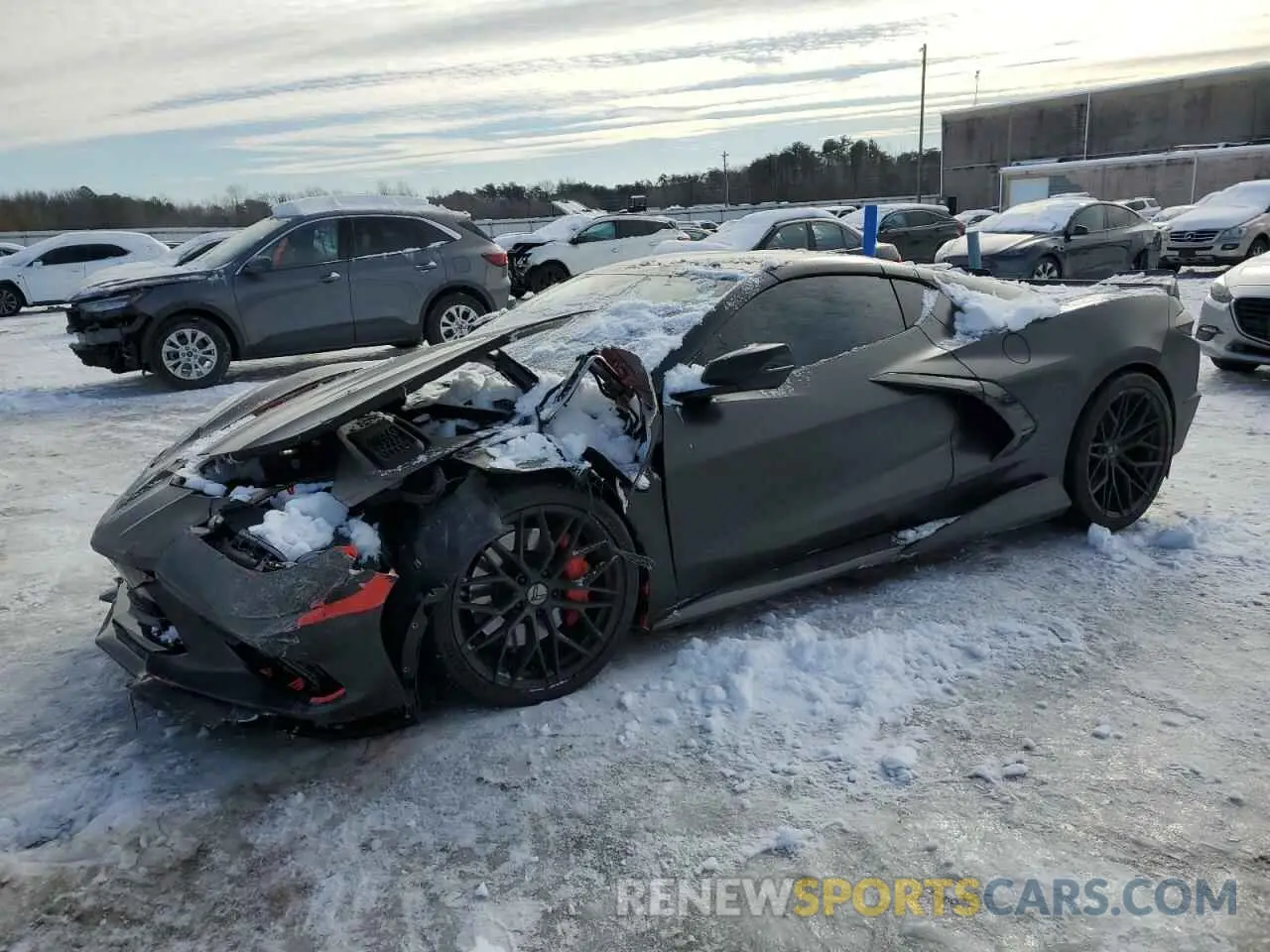 1 Photograph of a damaged car 1G1YB2D49M5100539 CHEVROLET CORVETTE 2021