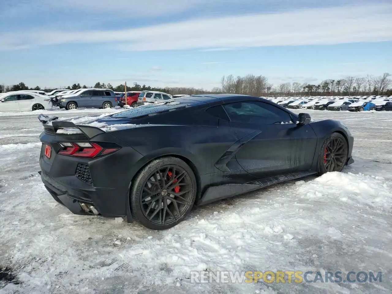 3 Photograph of a damaged car 1G1YB2D49M5100539 CHEVROLET CORVETTE 2021