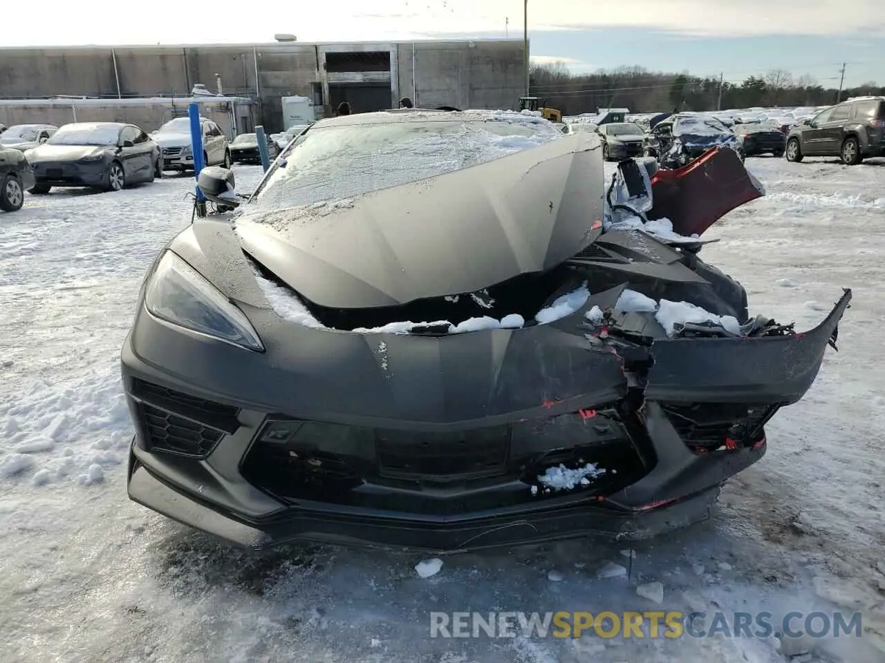 5 Photograph of a damaged car 1G1YB2D49M5100539 CHEVROLET CORVETTE 2021