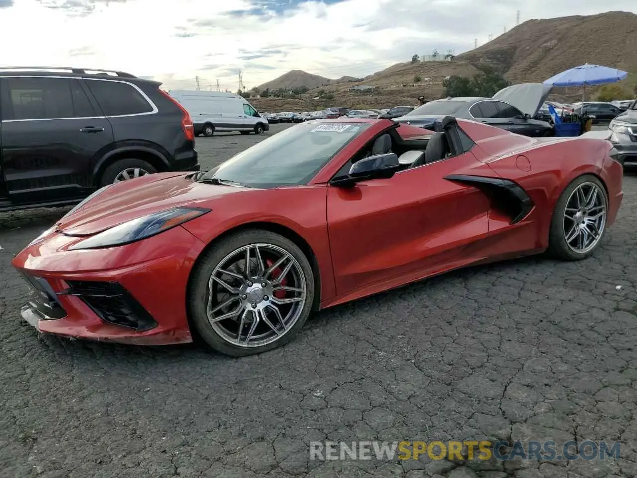 1 Photograph of a damaged car 1G1YB3D43M5113843 CHEVROLET CORVETTE 2021