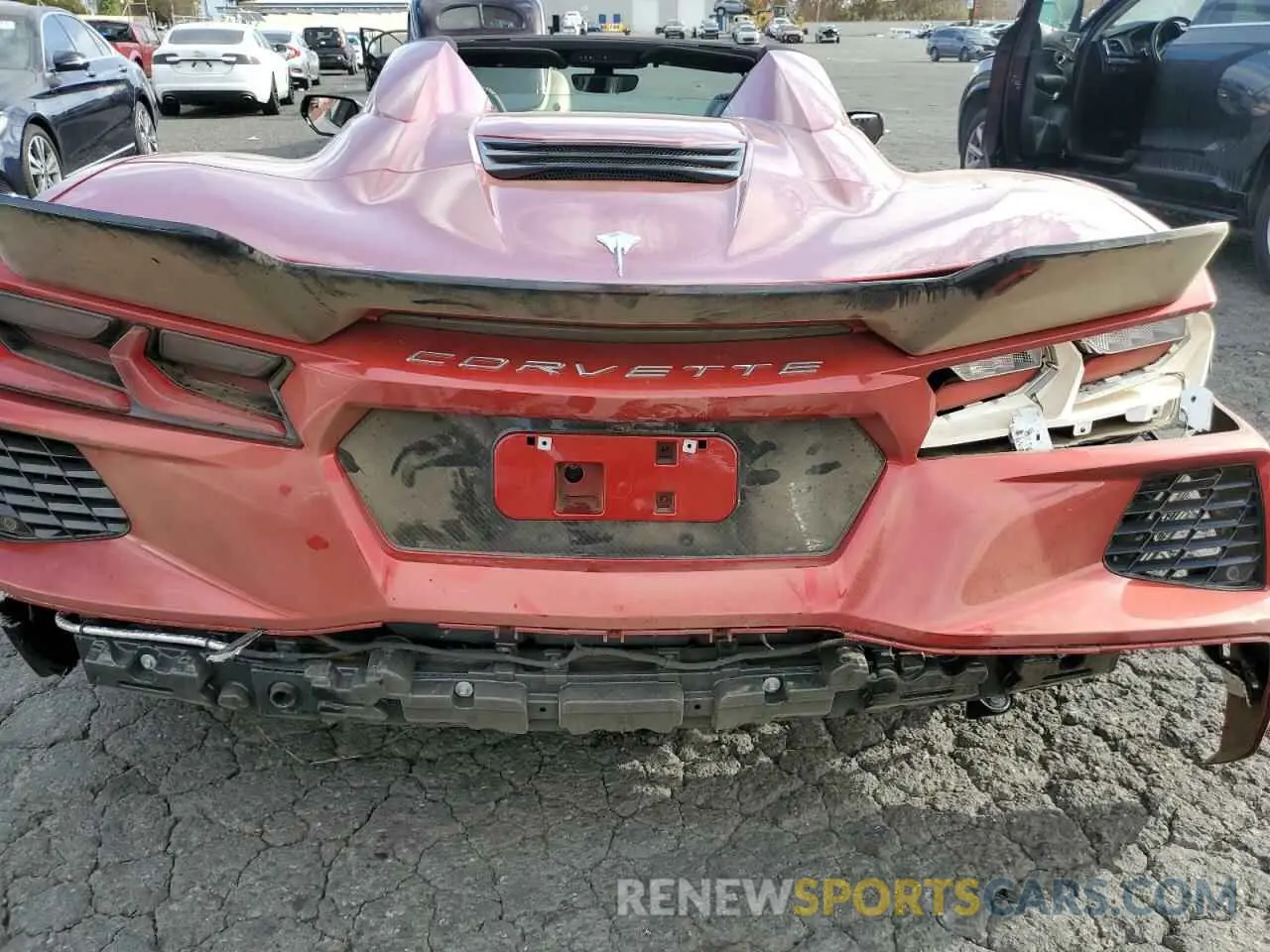 10 Photograph of a damaged car 1G1YB3D43M5113843 CHEVROLET CORVETTE 2021