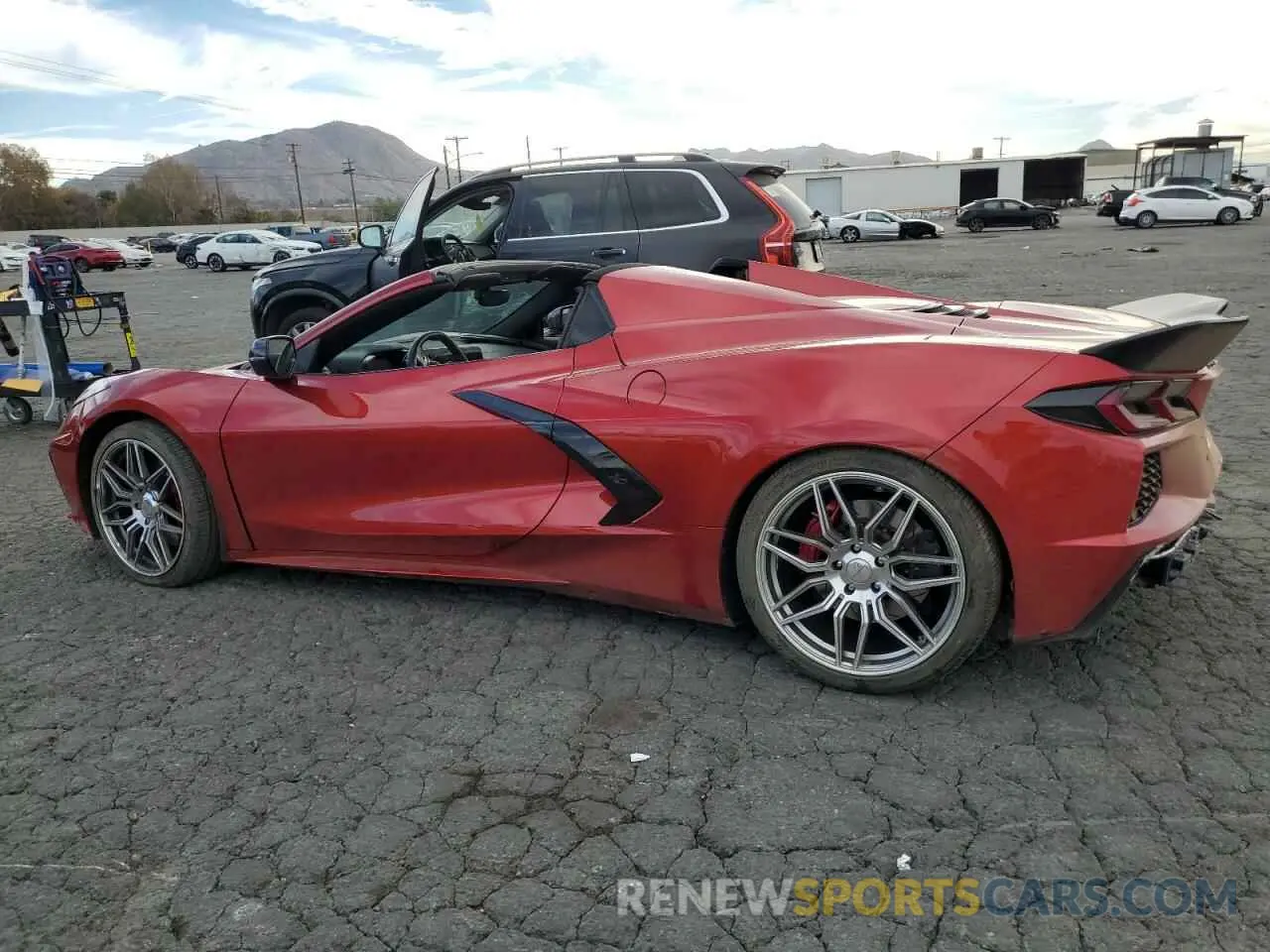 2 Photograph of a damaged car 1G1YB3D43M5113843 CHEVROLET CORVETTE 2021