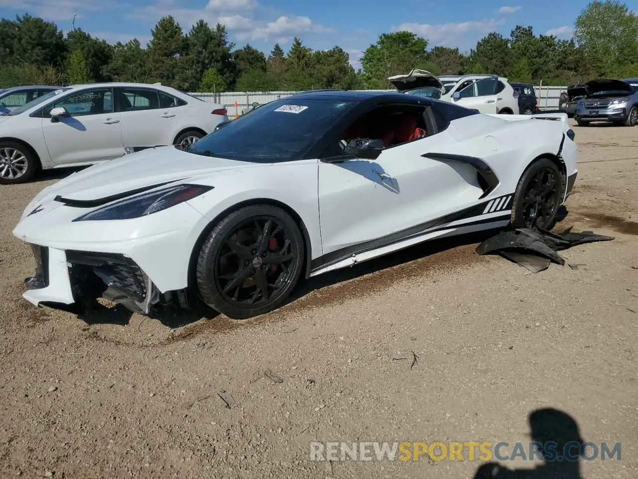1 Photograph of a damaged car 1G1YB3D44M5119702 CHEVROLET CORVETTE 2021
