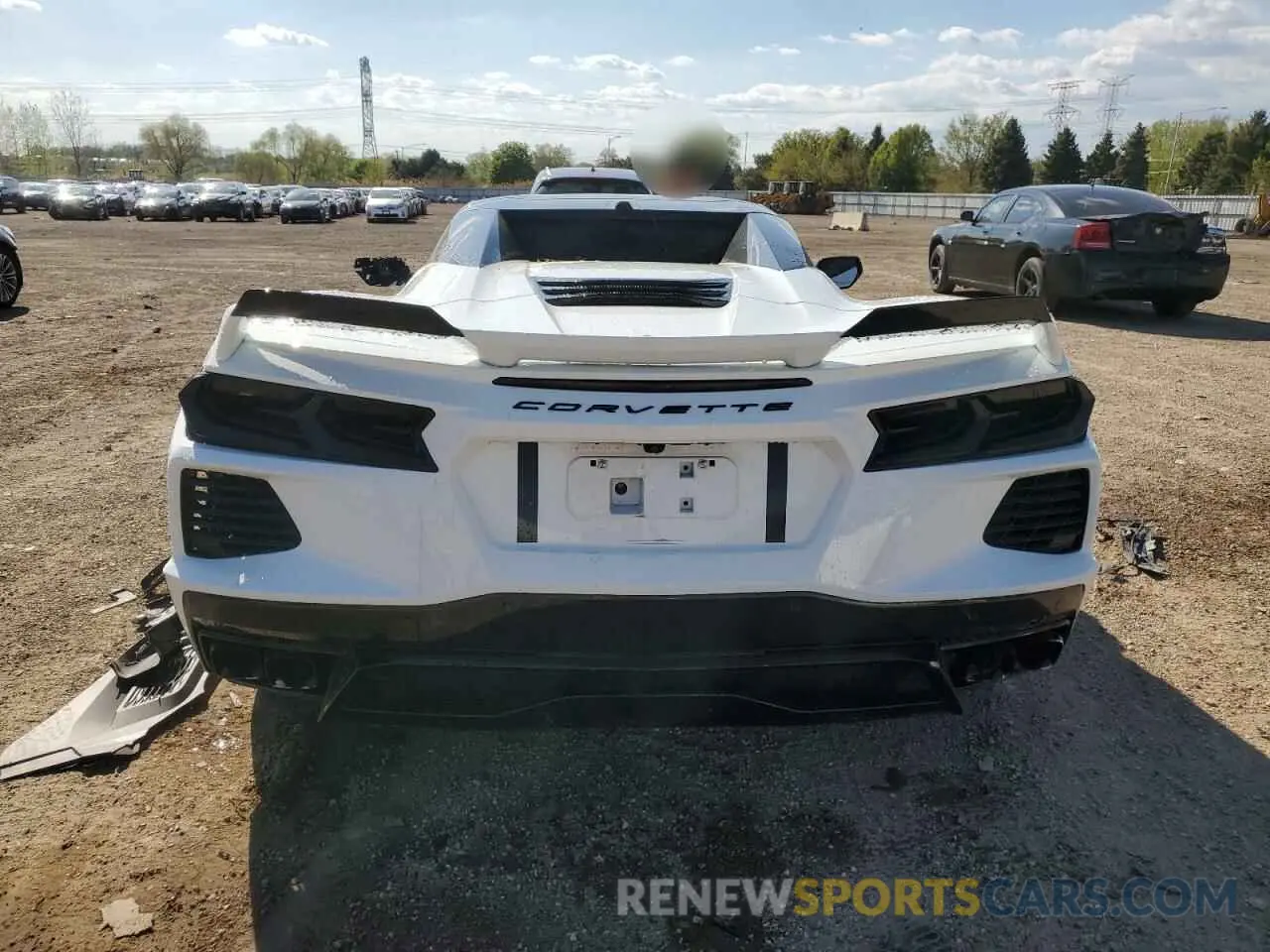 6 Photograph of a damaged car 1G1YB3D44M5119702 CHEVROLET CORVETTE 2021