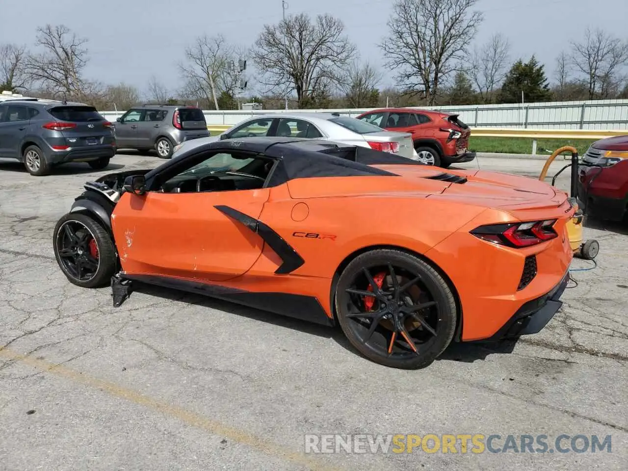 2 Photograph of a damaged car 1G1YB3D45M5108742 CHEVROLET CORVETTE 2021