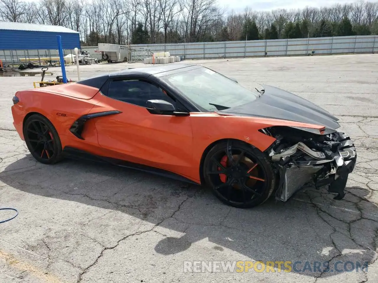 4 Photograph of a damaged car 1G1YB3D45M5108742 CHEVROLET CORVETTE 2021