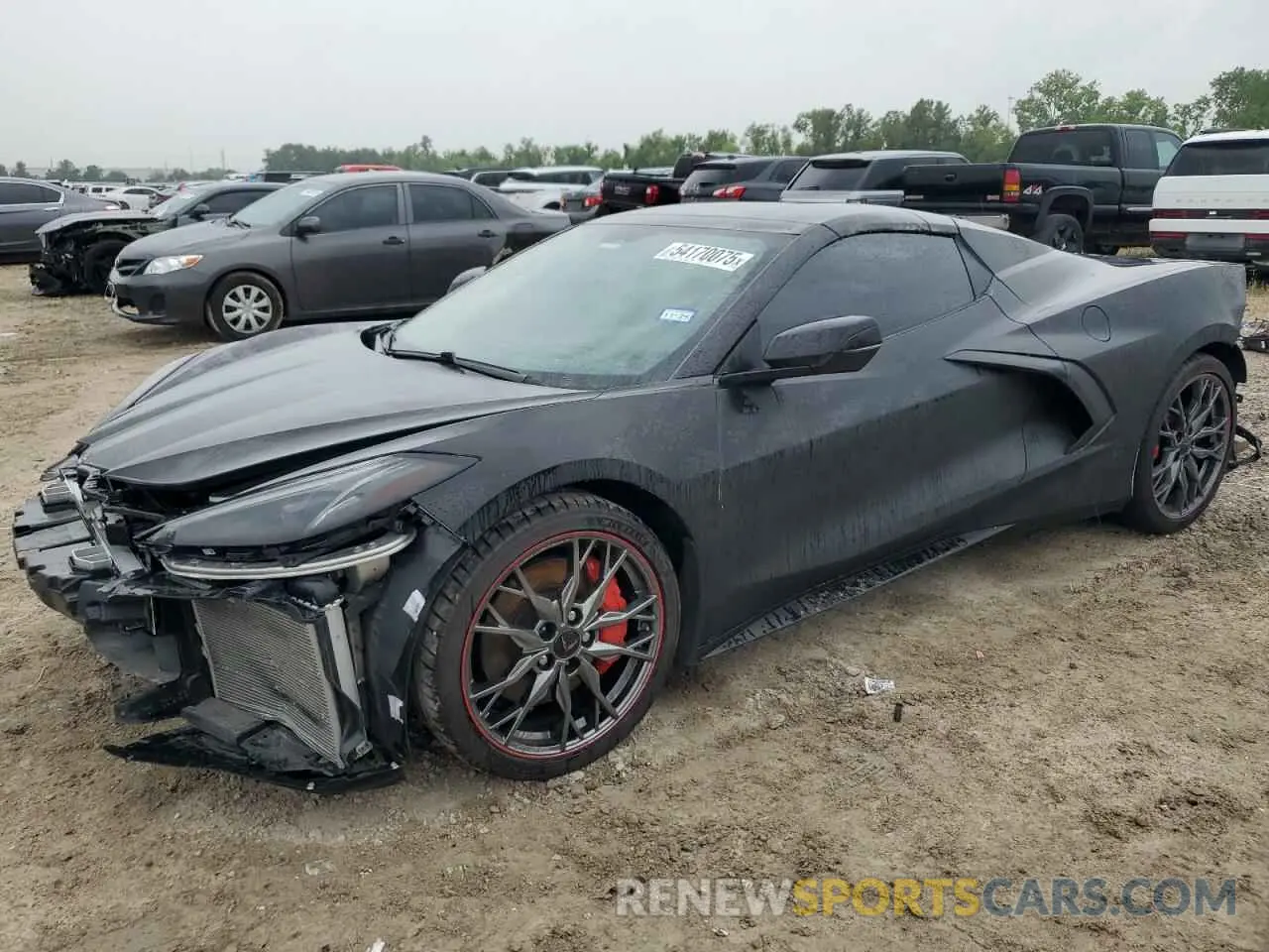 1 Photograph of a damaged car 1G1YB3D49M5122885 CHEVROLET CORVETTE 2021