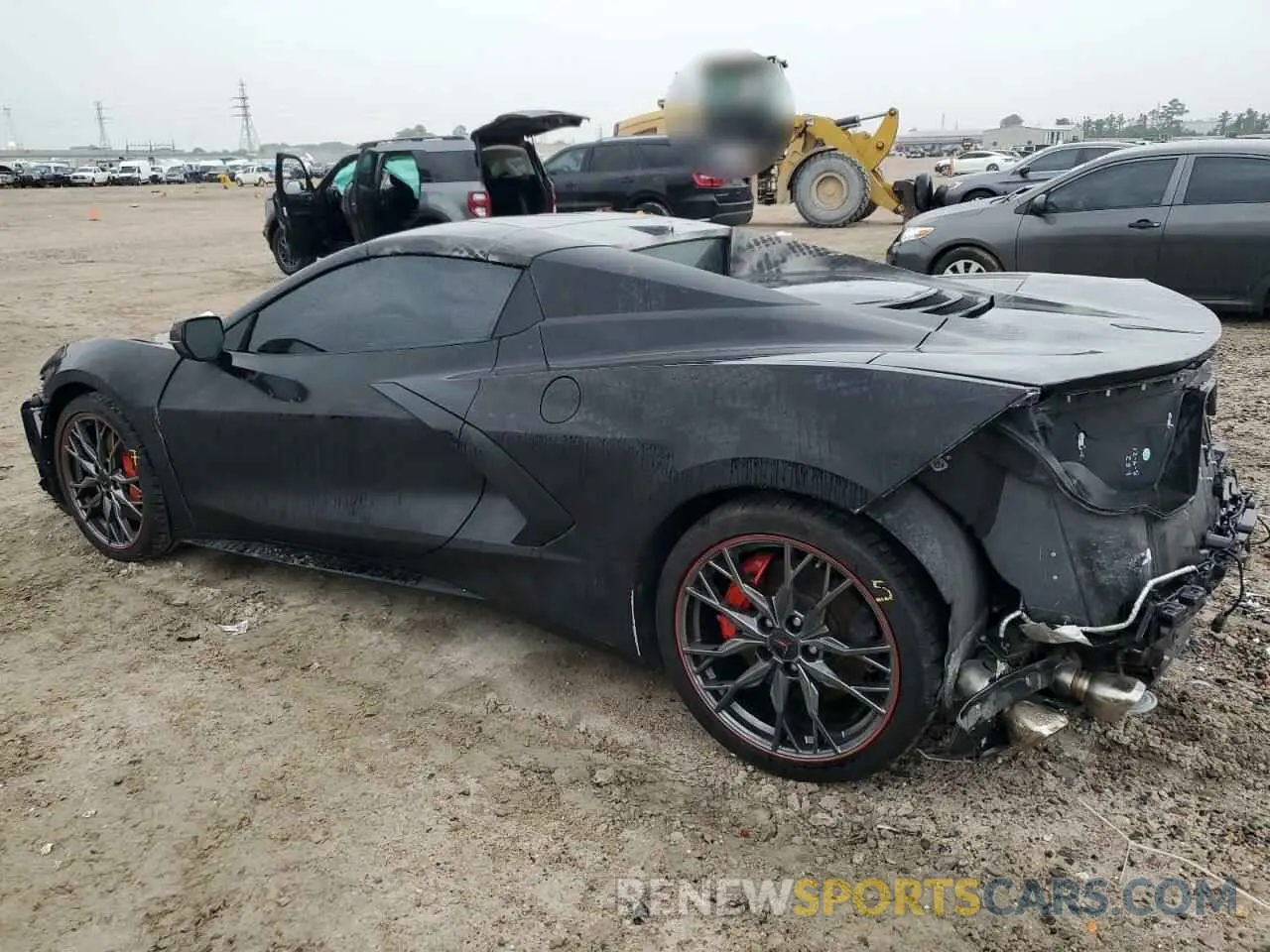 2 Photograph of a damaged car 1G1YB3D49M5122885 CHEVROLET CORVETTE 2021