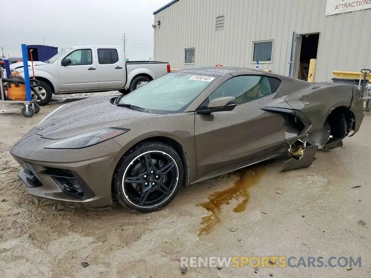 1 Photograph of a damaged car 1G1YC2D45M5104696 CHEVROLET CORVETTE 2021