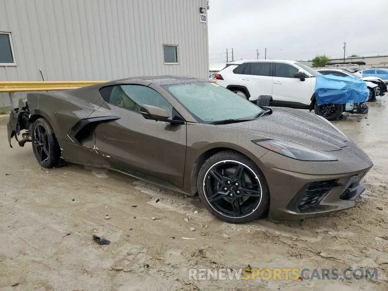 4 Photograph of a damaged car 1G1YC2D45M5104696 CHEVROLET CORVETTE 2021