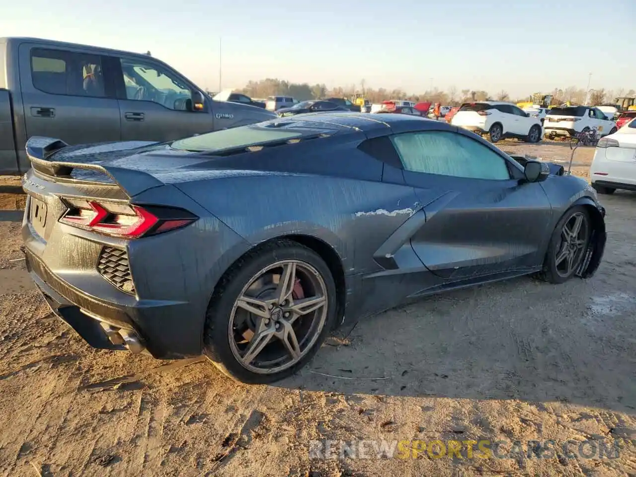 3 Photograph of a damaged car 1G1YC2D47M5102075 CHEVROLET CORVETTE 2021