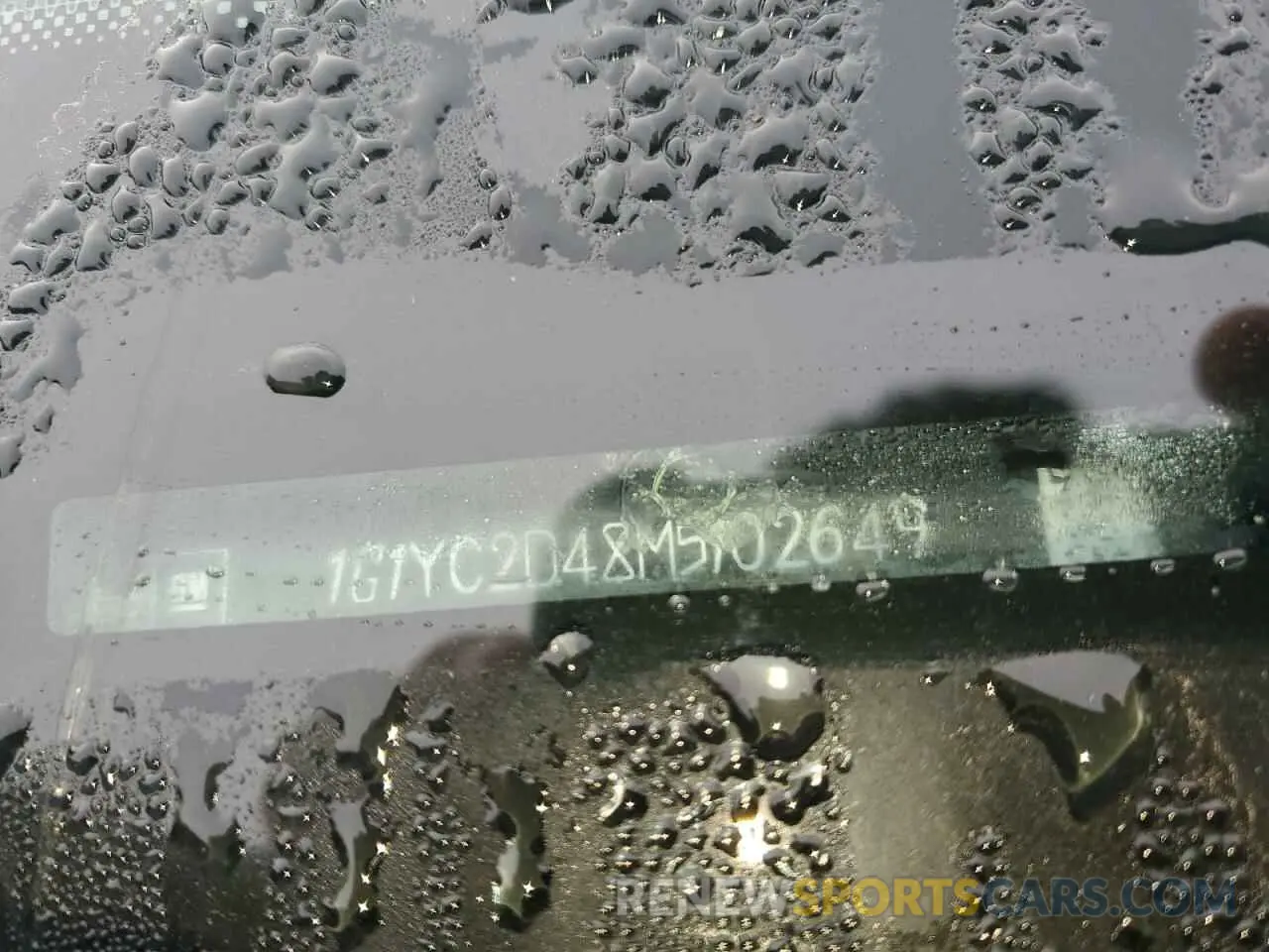 14 Photograph of a damaged car 1G1YC2D48M5102649 CHEVROLET CORVETTE 2021