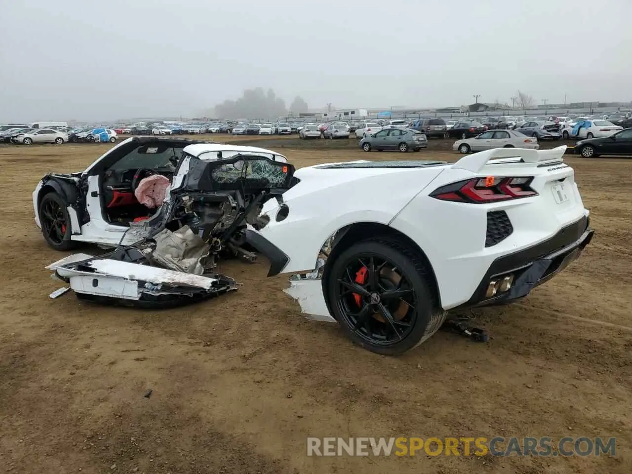 2 Photograph of a damaged car 1G1YC2D48M5102649 CHEVROLET CORVETTE 2021