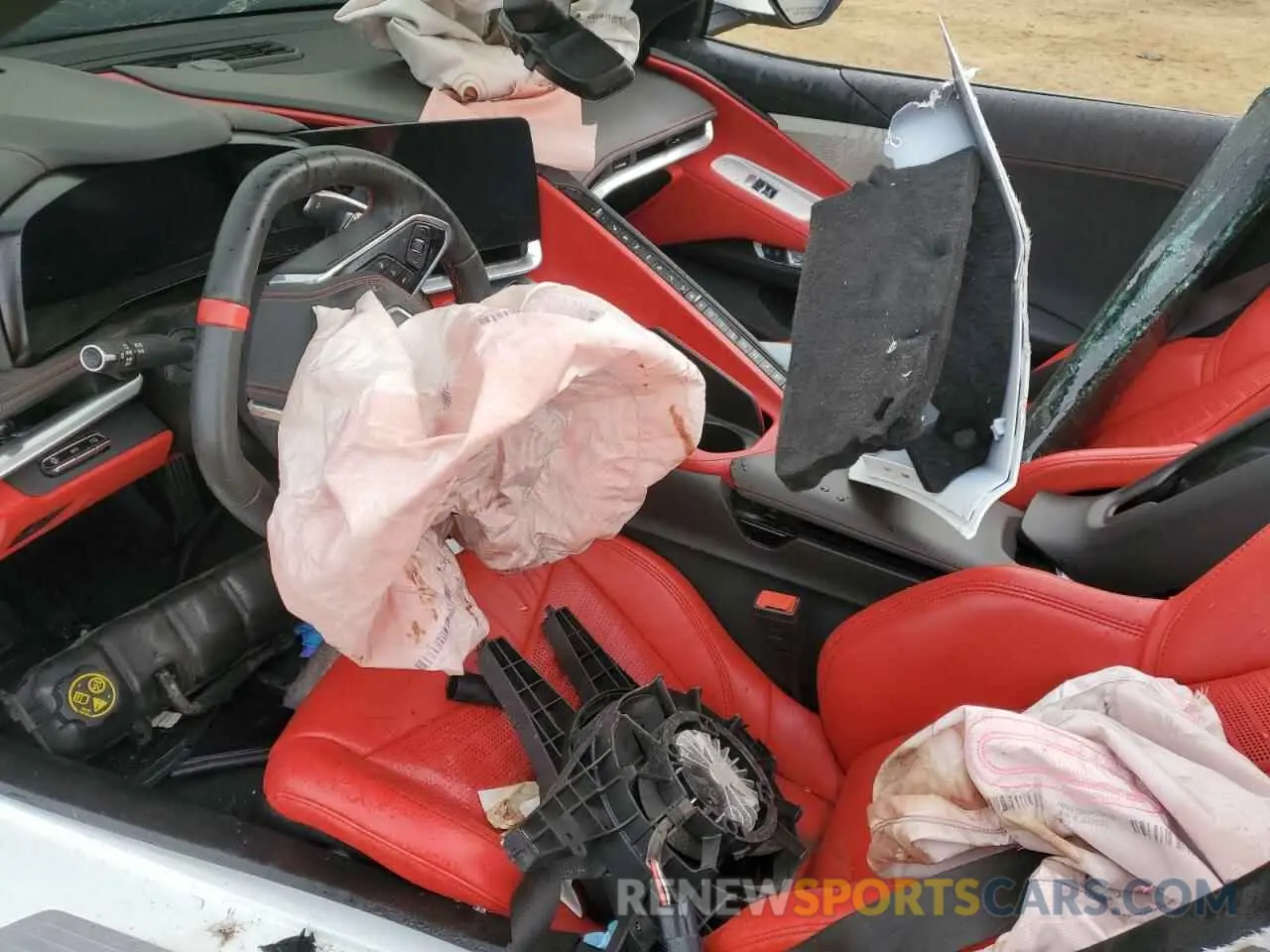 8 Photograph of a damaged car 1G1YC2D48M5102649 CHEVROLET CORVETTE 2021