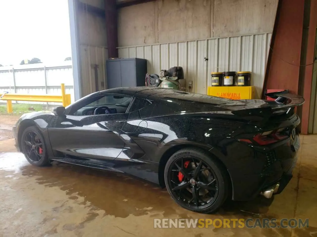2 Photograph of a damaged car 1G1YC2D49M5121209 CHEVROLET CORVETTE 2021
