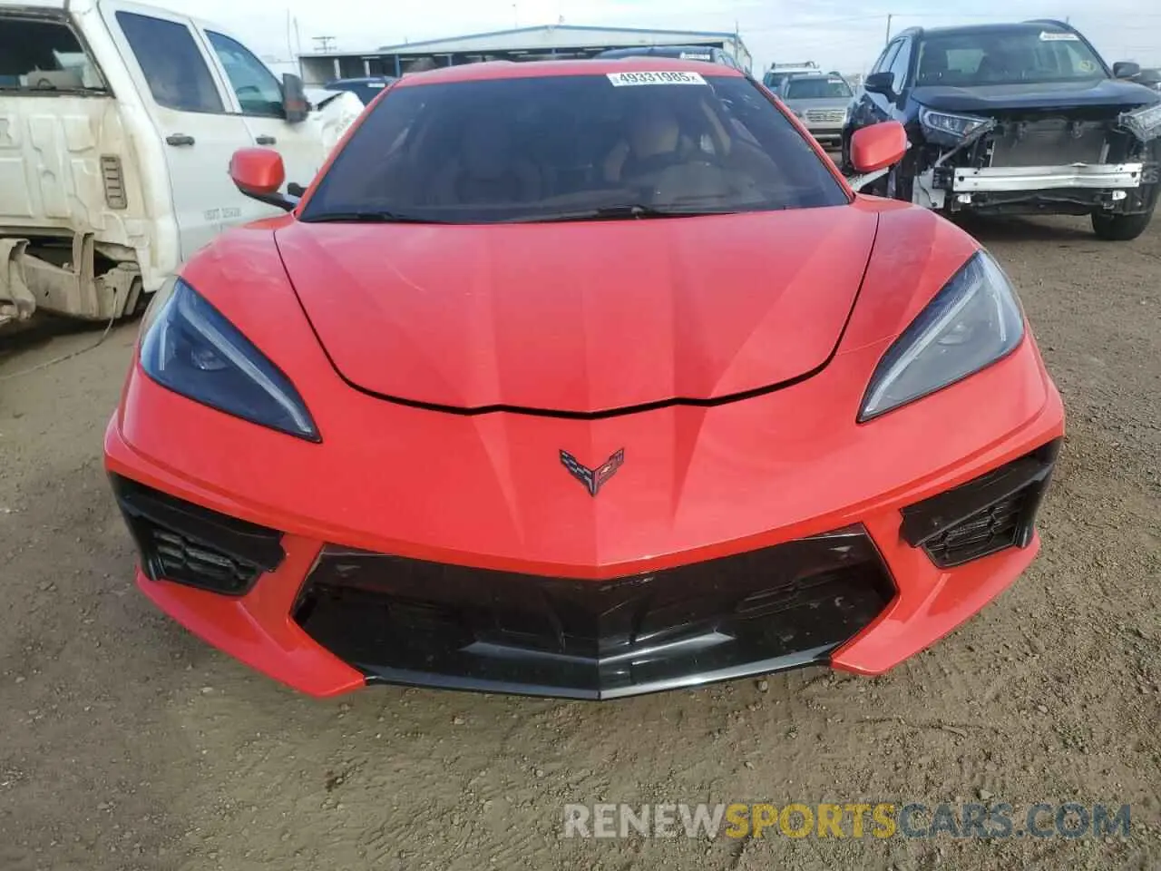 5 Photograph of a damaged car 1G1YC2D4XM5100398 CHEVROLET CORVETTE 2021