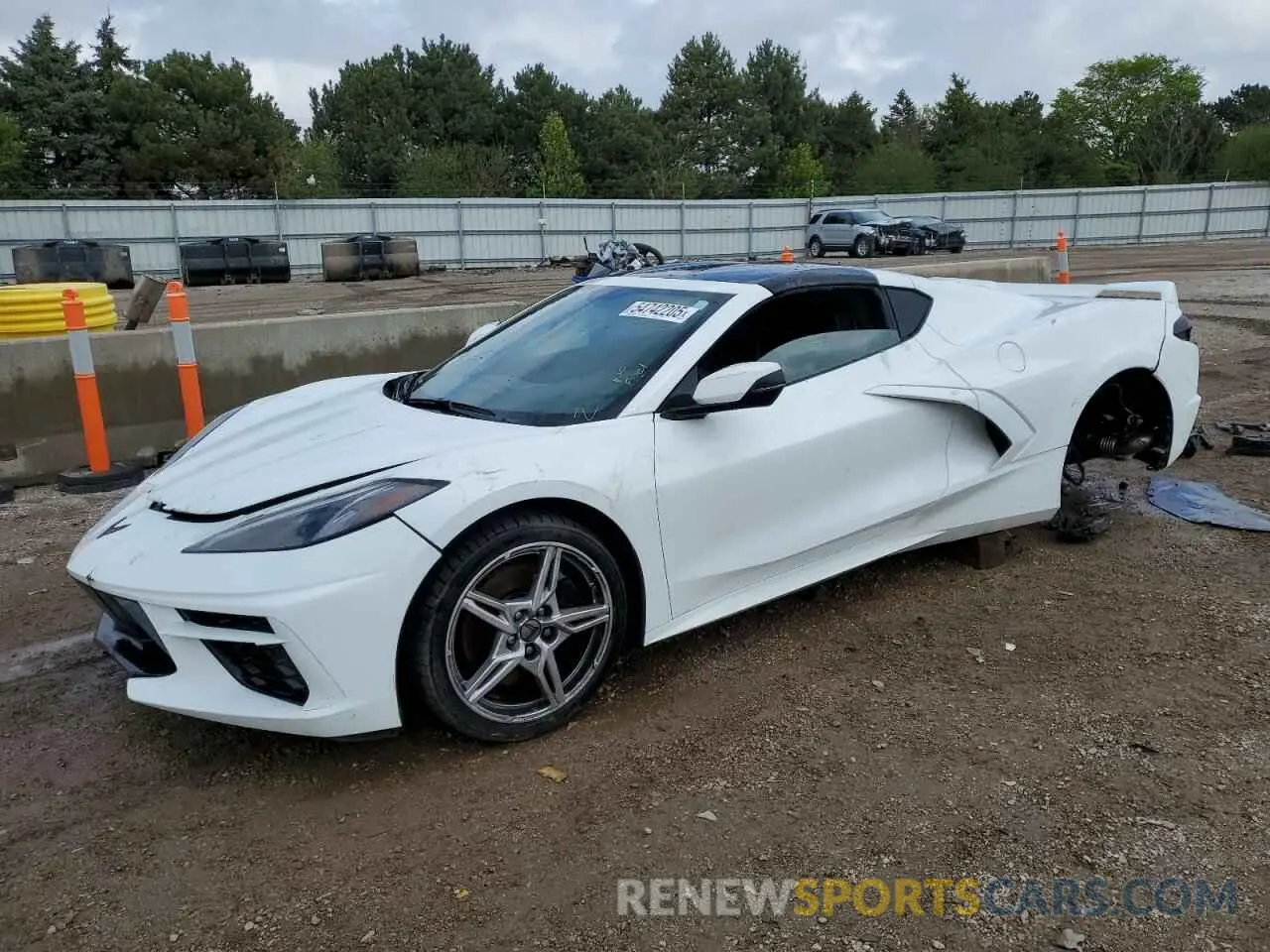 1 Photograph of a damaged car 1G1YA2D44N5102848 CHEVROLET CORVETTE 2022