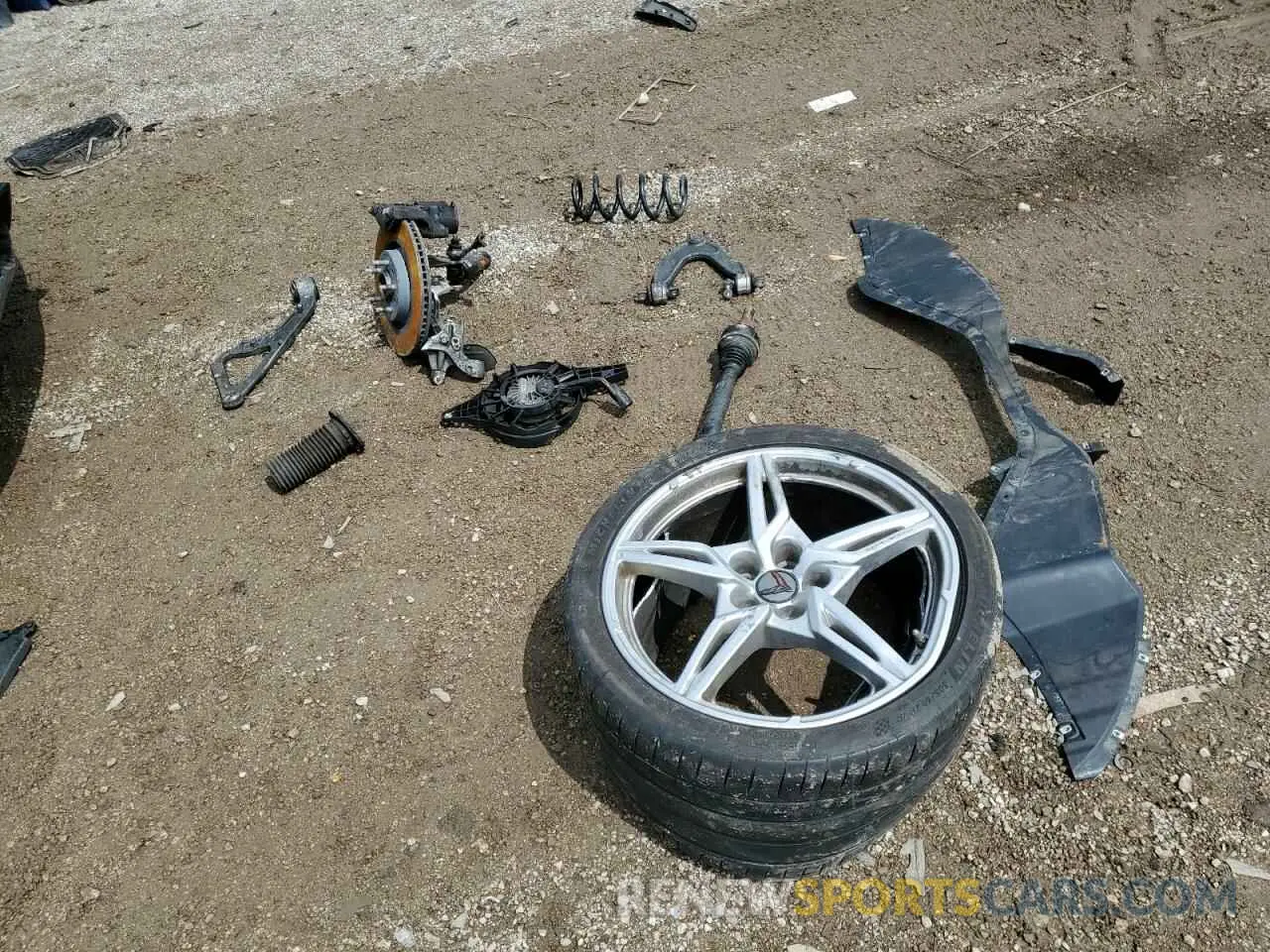 12 Photograph of a damaged car 1G1YA2D44N5102848 CHEVROLET CORVETTE 2022
