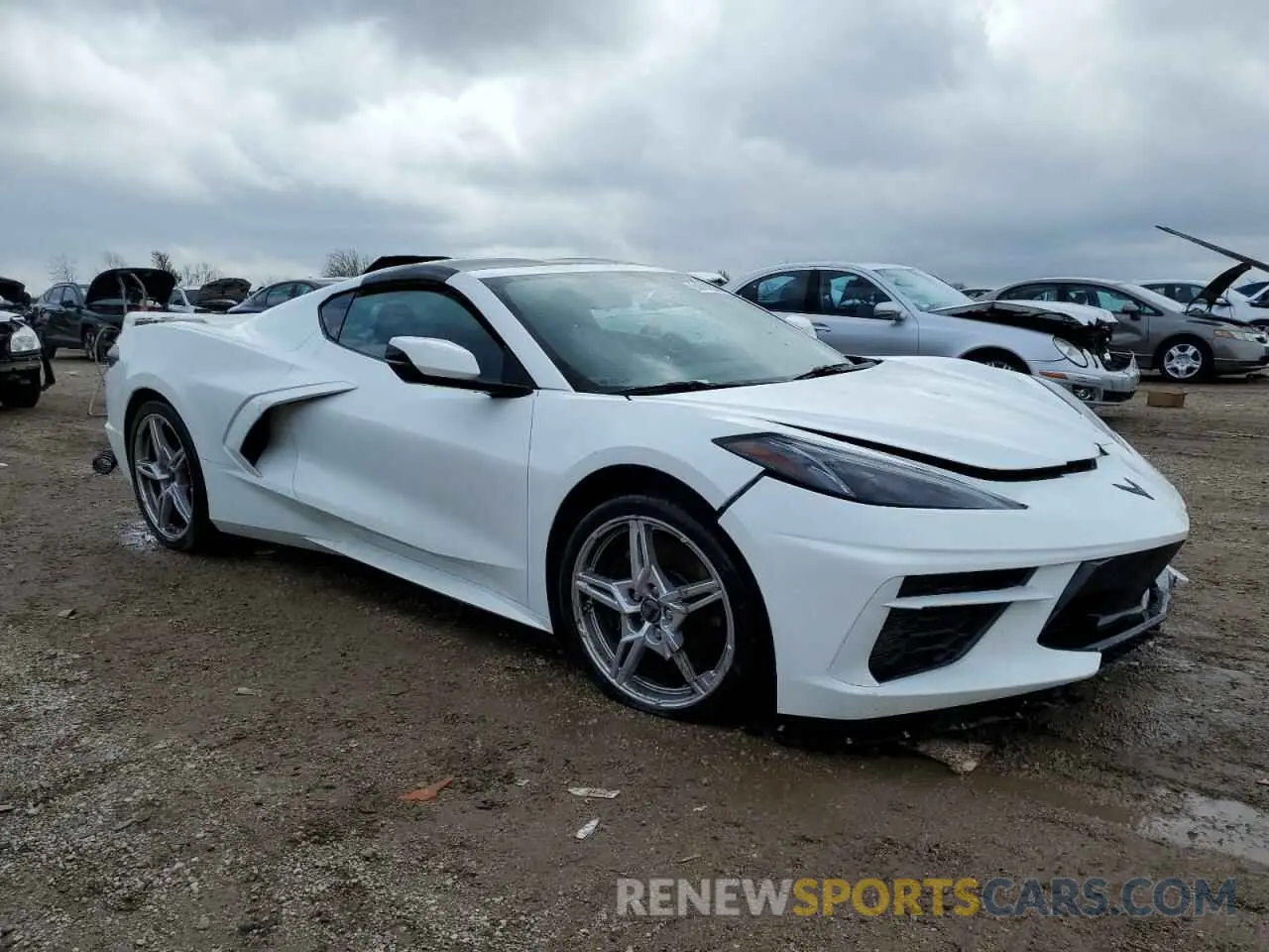 4 Photograph of a damaged car 1G1YA2D44N5102848 CHEVROLET CORVETTE 2022