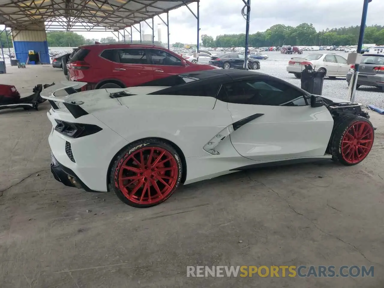 3 Photograph of a damaged car 1G1YA3D45N5120149 CHEVROLET CORVETTE 2022