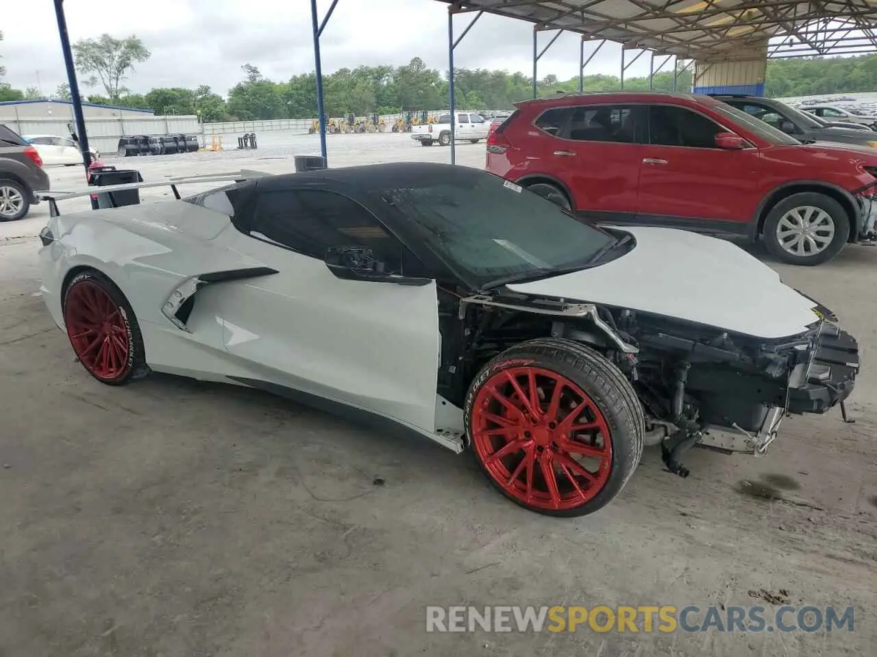4 Photograph of a damaged car 1G1YA3D45N5120149 CHEVROLET CORVETTE 2022