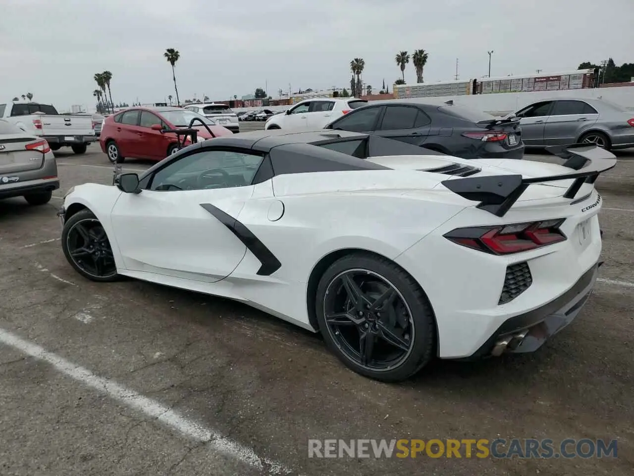 2 Photograph of a damaged car 1G1YB3D41N5104530 CHEVROLET CORVETTE 2022
