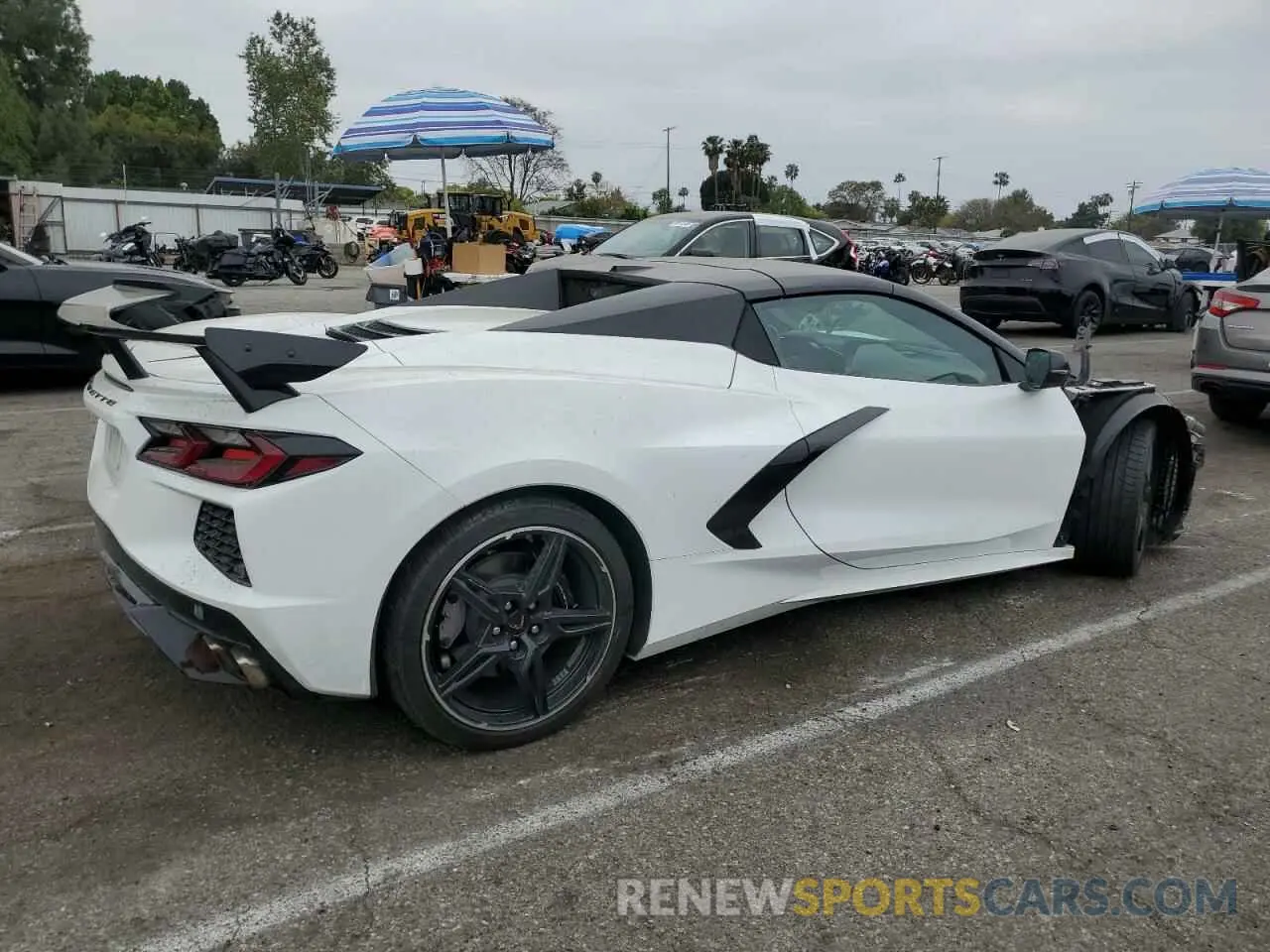 3 Photograph of a damaged car 1G1YB3D41N5104530 CHEVROLET CORVETTE 2022