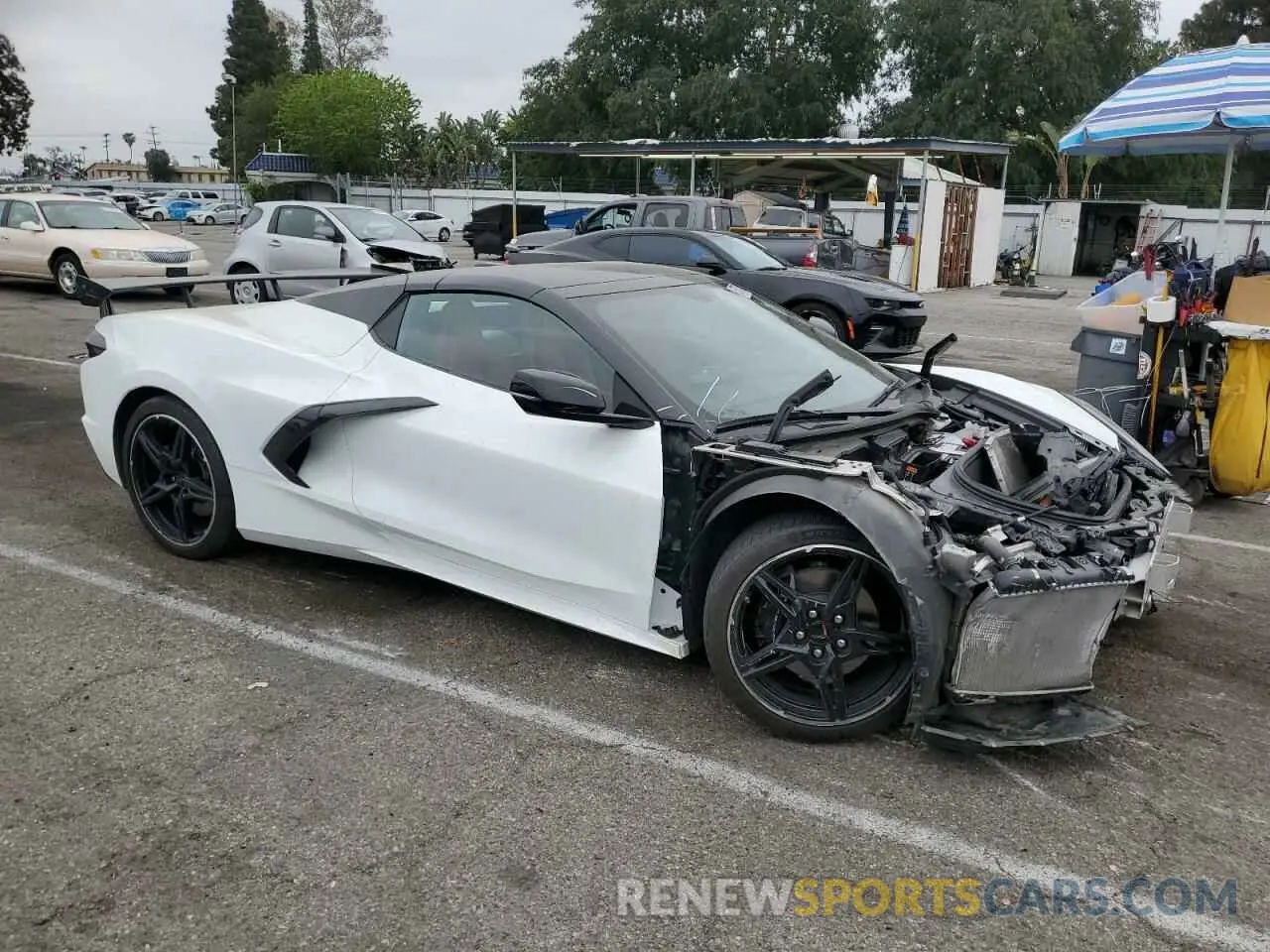 4 Photograph of a damaged car 1G1YB3D41N5104530 CHEVROLET CORVETTE 2022
